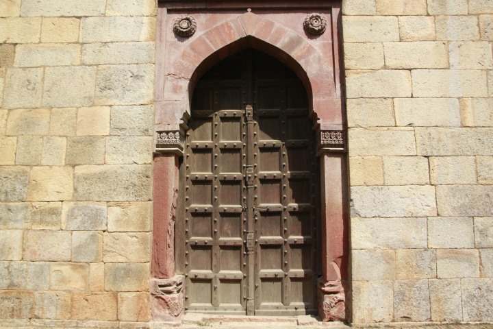 Another classic wooden door which is ubiquitous around the fort.